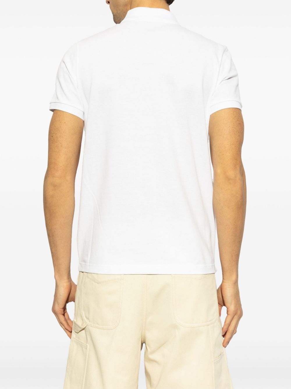 logo-appliqué polo shirt - 4