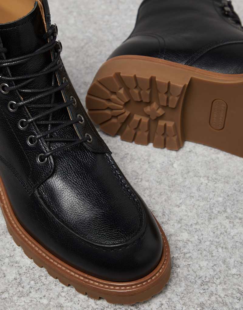 Texture calfskin boots 4