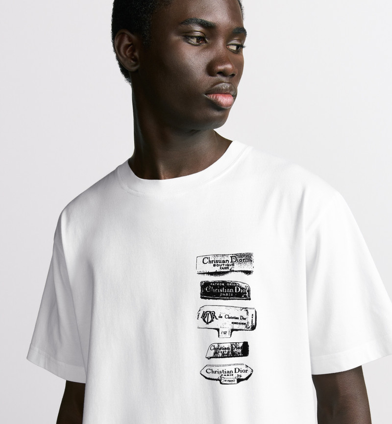 Dior Archives Labels T-Shirt, Relaxed Fit 4