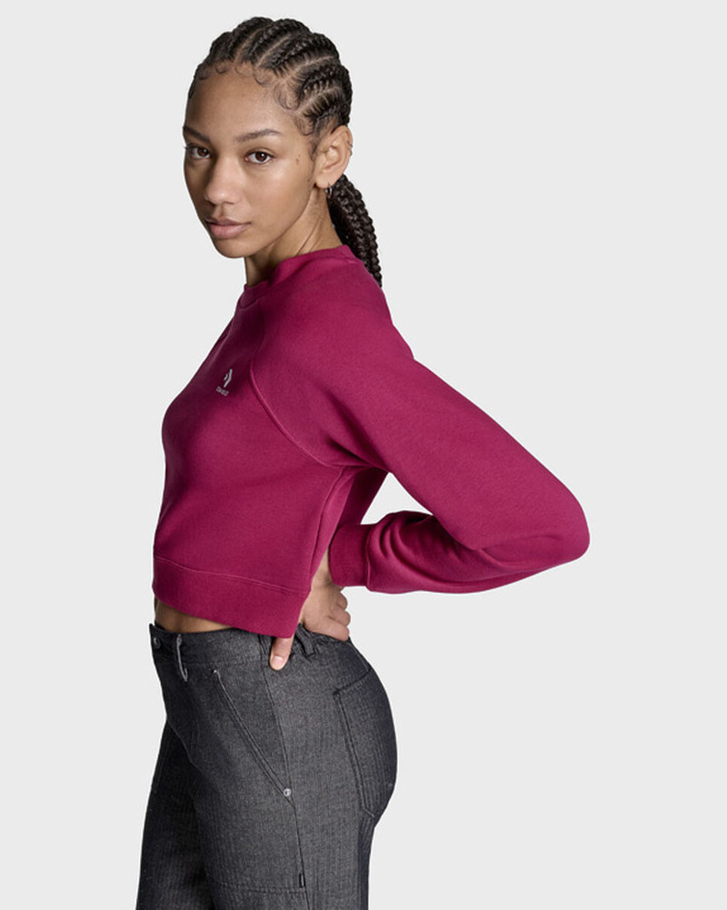 Converse Star Chevron Cropped Crew Neck outlook