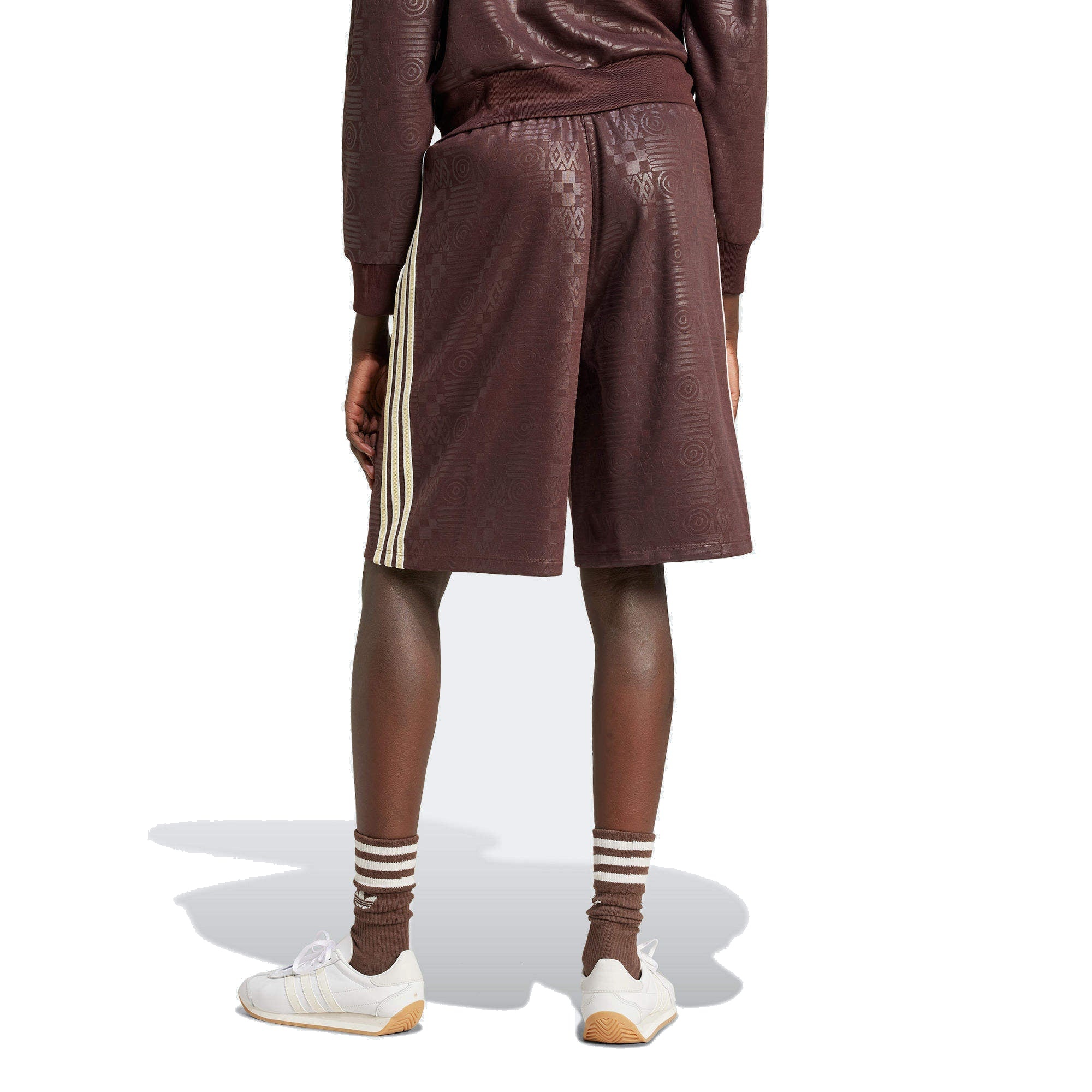 (WMNS) adidas '80s Capri Shorts 'Brown' JC6142 - 3