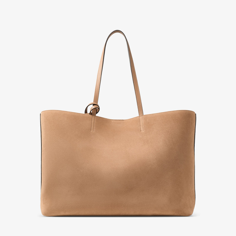 Nine2Five East-West Toffee Suede Tote Handbag 5