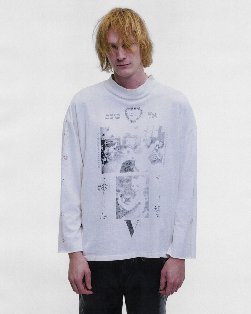 CHERRY MOCK NECK LS T-SHIRT 3