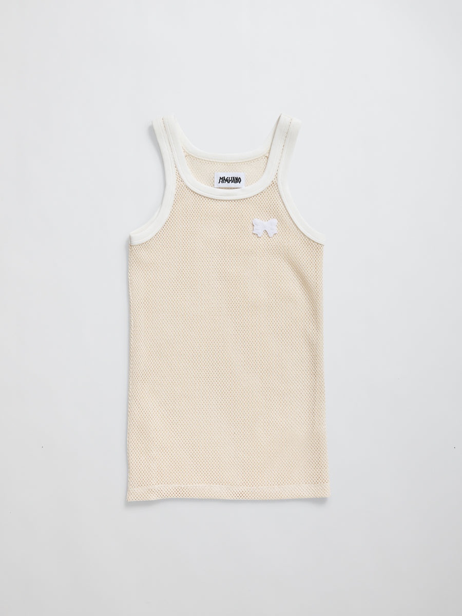 Fiocco Tank Top Dirty White - 7