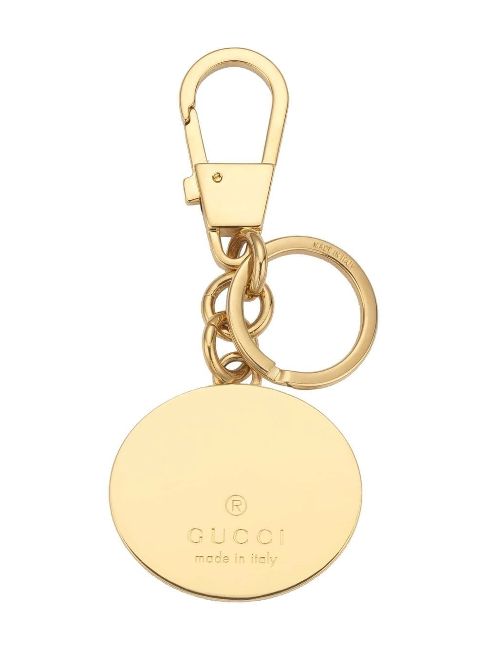 Interlocking G enamel keychain - 2