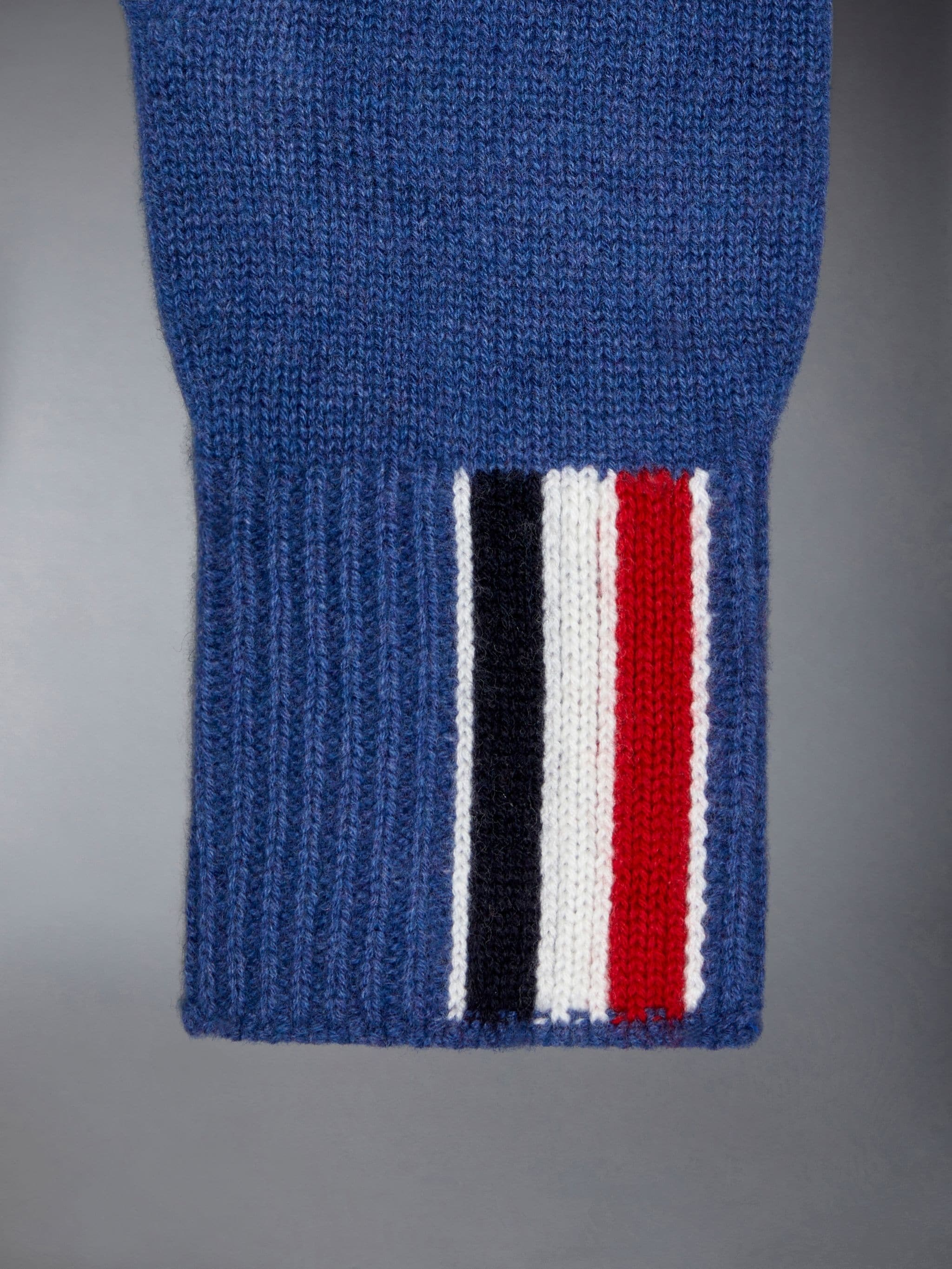 Merino Wool Stripe Jersey Gloves - 3