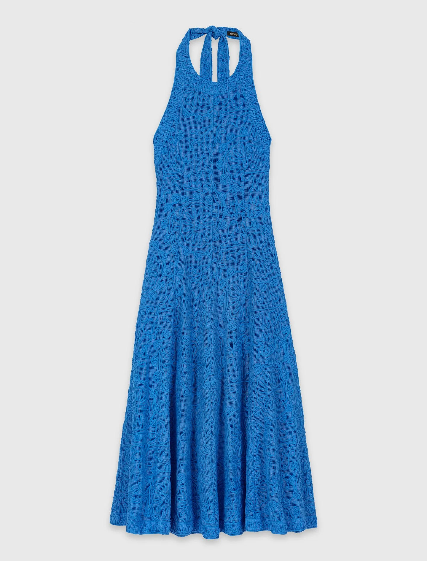 Backless guipure maxi dress - 1