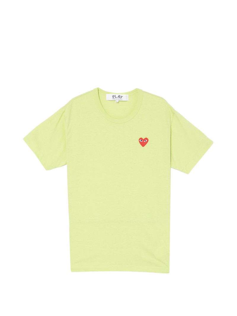 heart-patch T-shirt 1