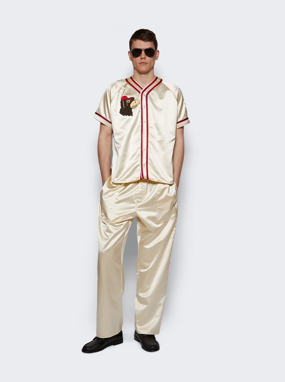 Redtail Baseball Shirt Cream - 5