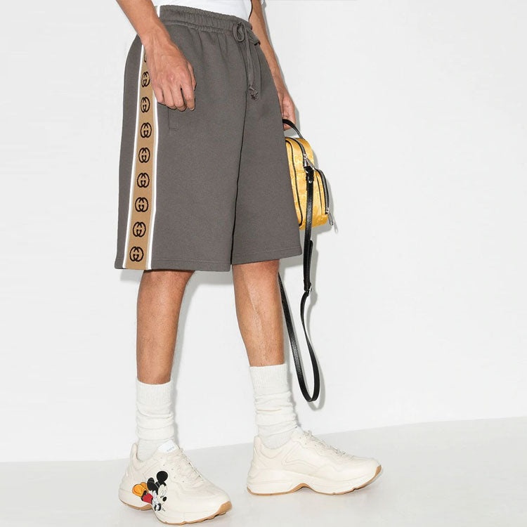 Gucci Cotton jersey shorts 'Grey' 630715-XJBUW-1233 - 4