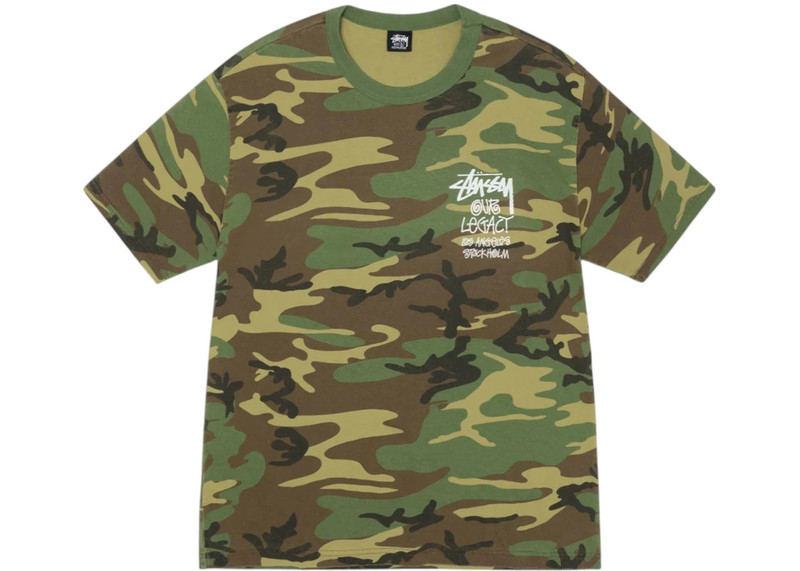 Stüssy Stussy x Our Legacy Work Shop Surfman Pigment Dyed Tee Camo outlook