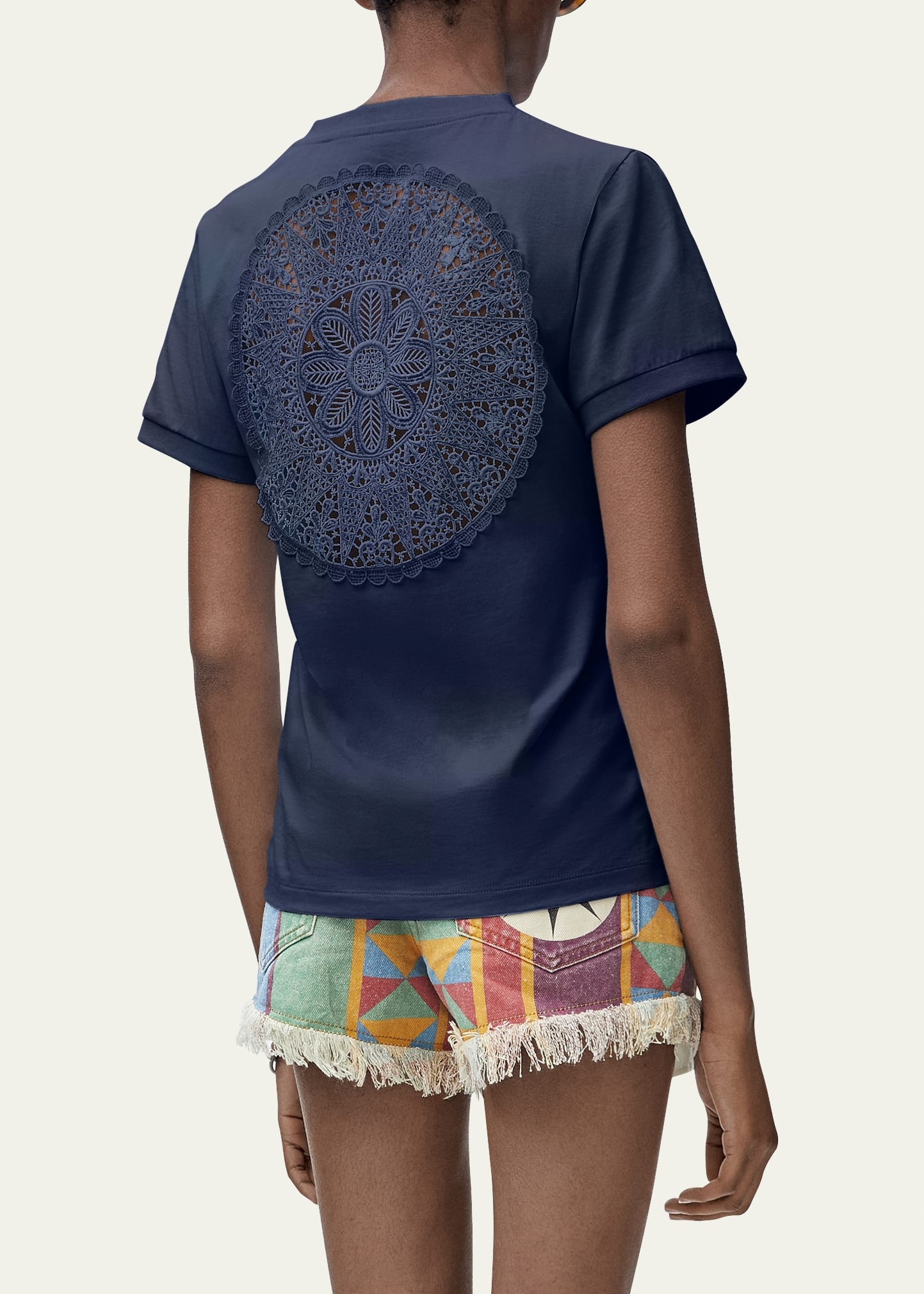 Anagram Openwork Lace T-Shirt - 3