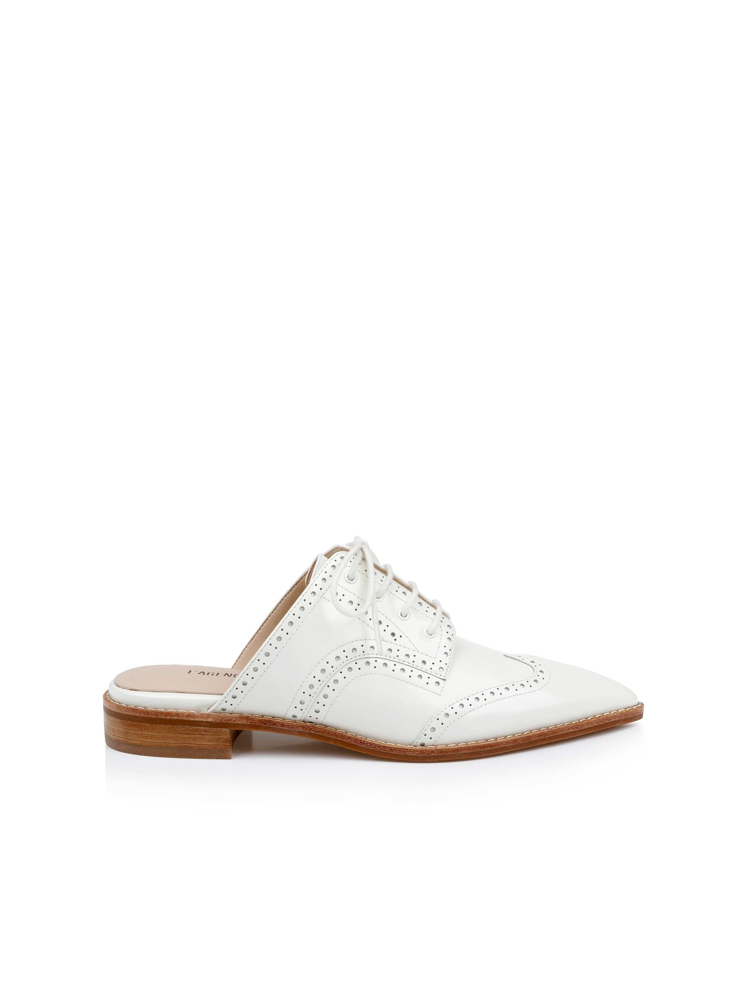 Lilou Leather Oxford Mule - 4