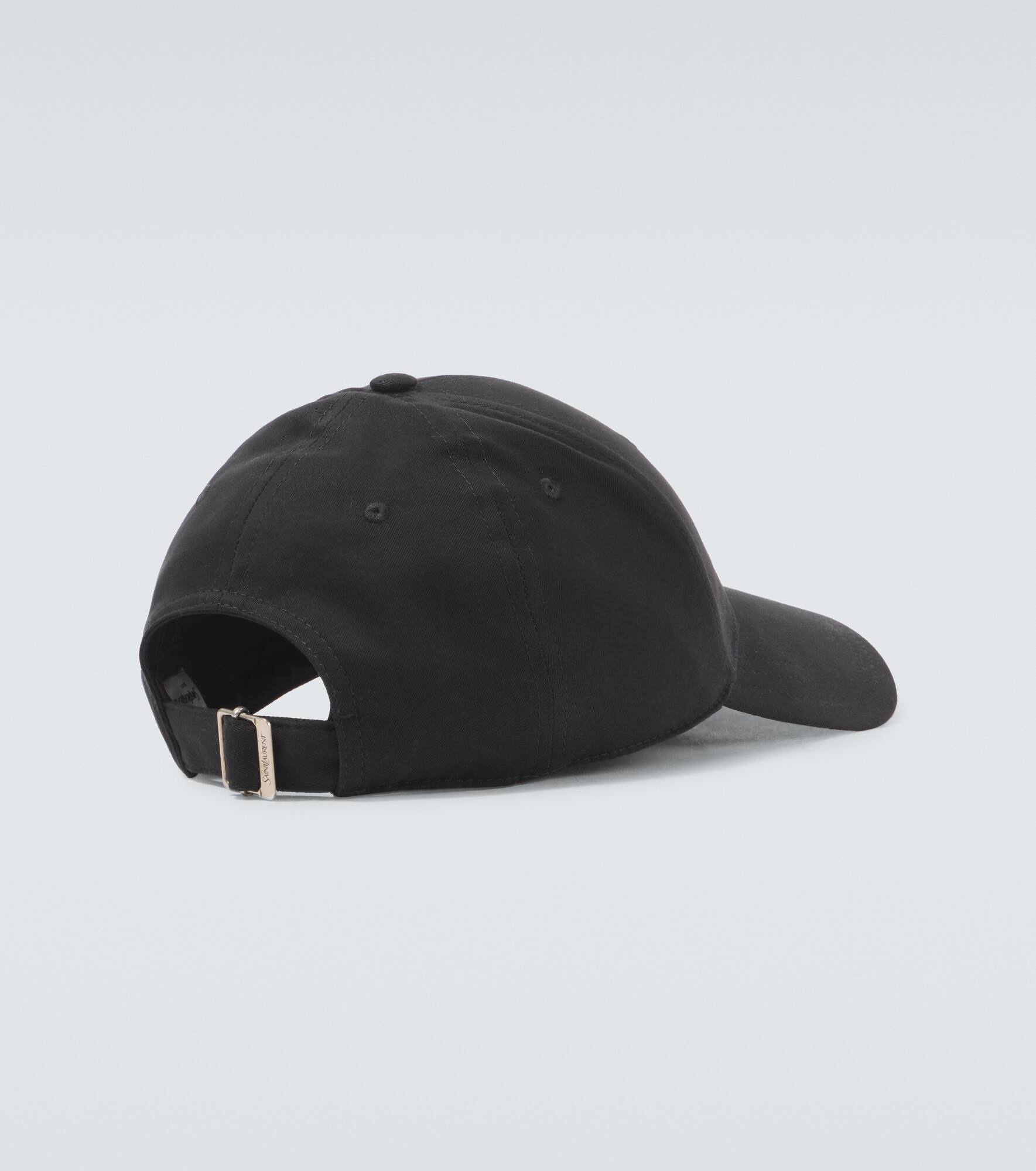 Y patch-appliqué gabardine baseball cap - 4