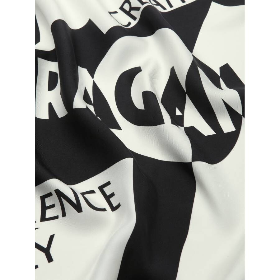 Ferragamo Logo Print Silk Scarf - 3
