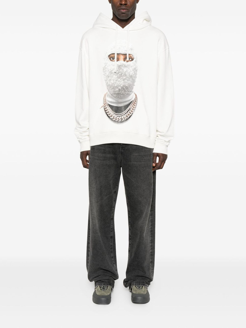 ih nom uh nit graphic-print hoodie outlook