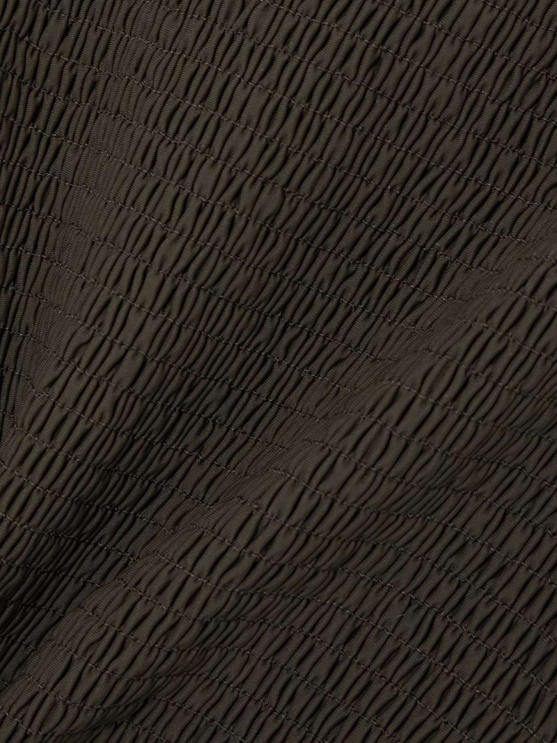 Totême Shirred swimsuit Brown outlook