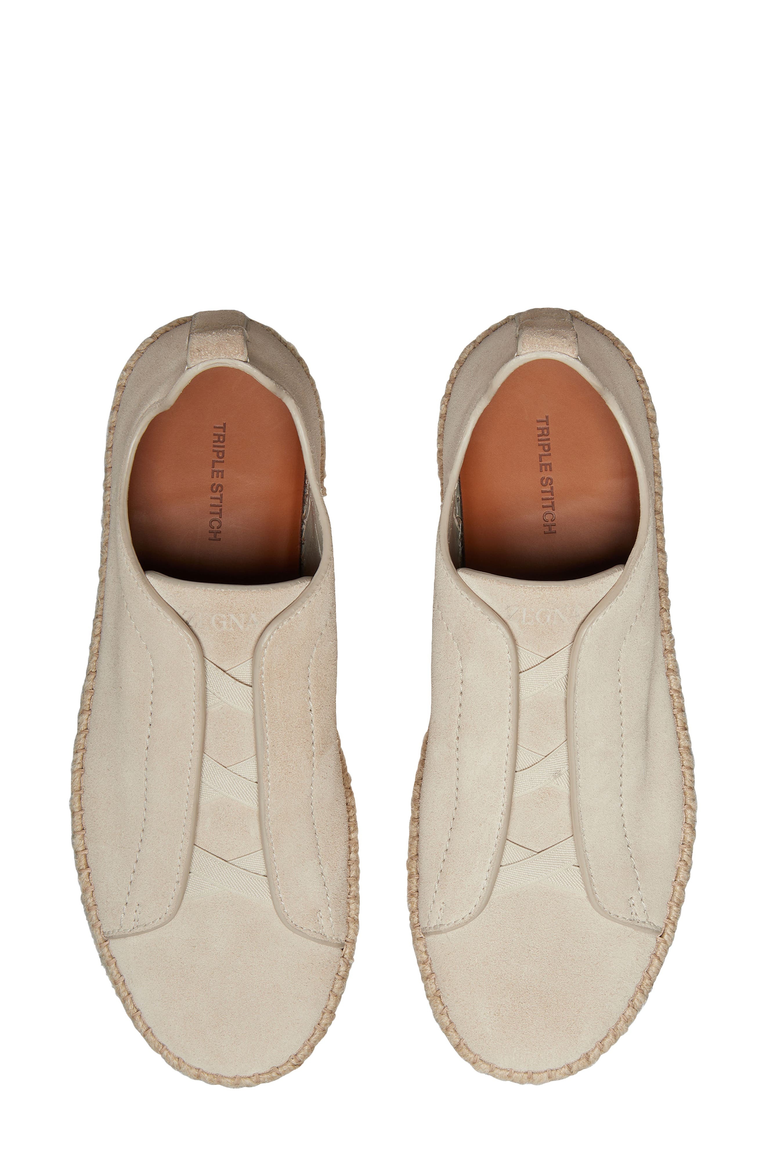 Triple Stitch Espadrille Slip-On Sneaker - 4