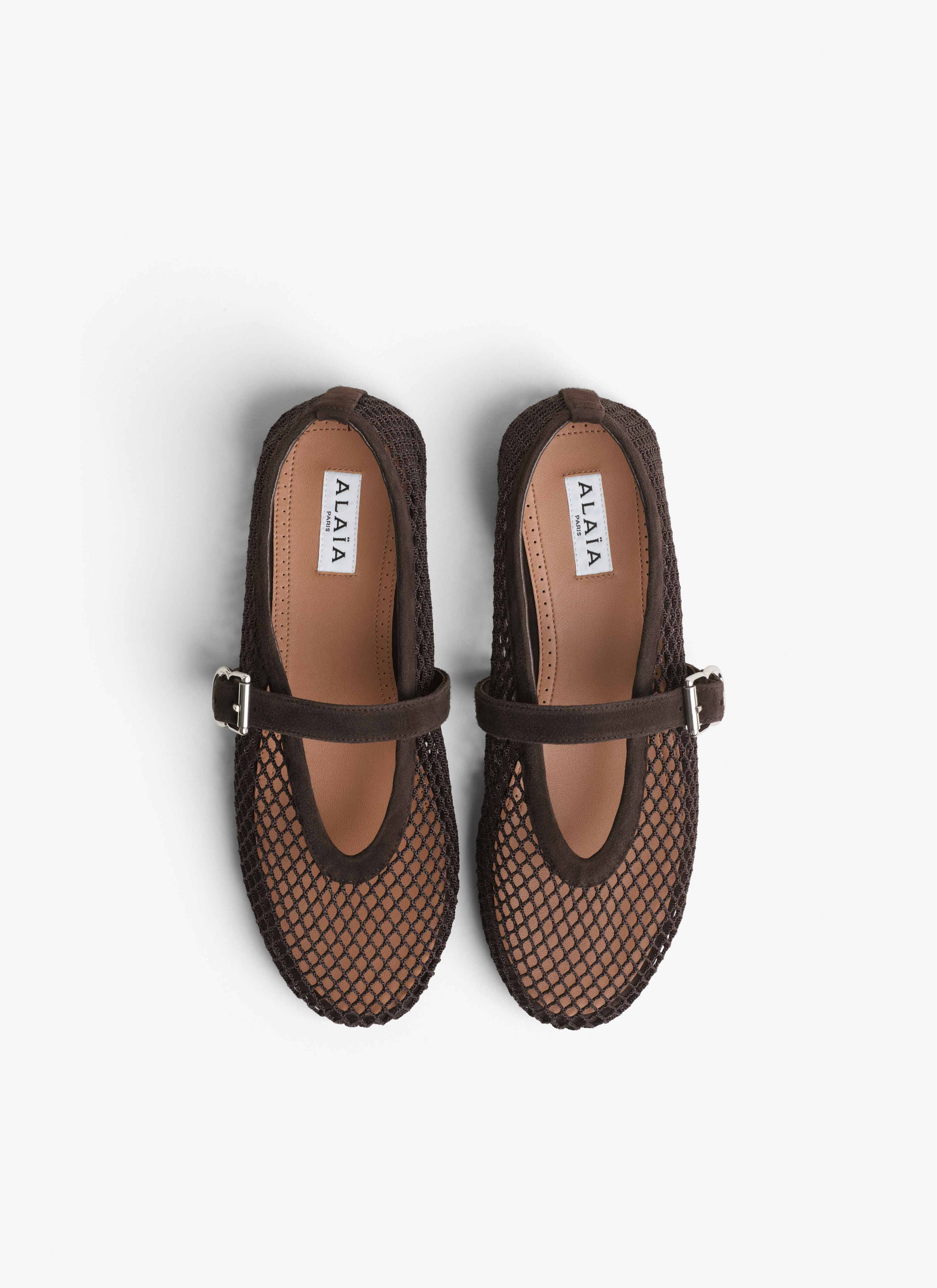 BALLET FLATS IN FISHNET - 3