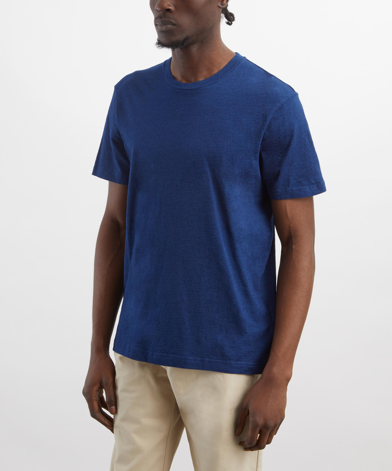 Sunspel Riviera Indigo Midweight T-Shirt outlook