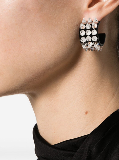 Amina Muaddi Karma spike-embellished earrings outlook