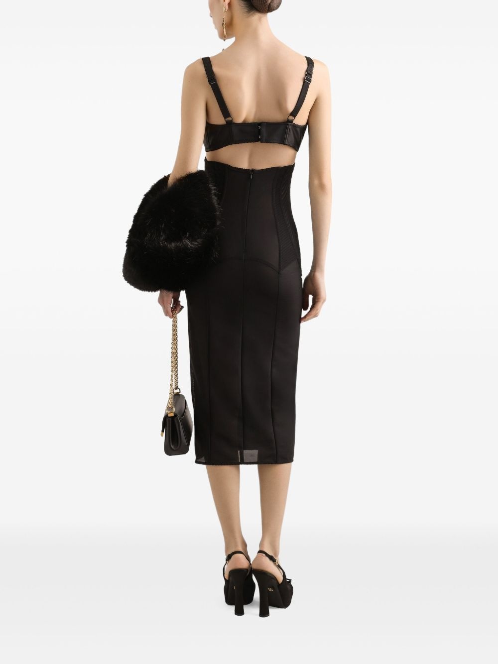 bustier midi dress - 3