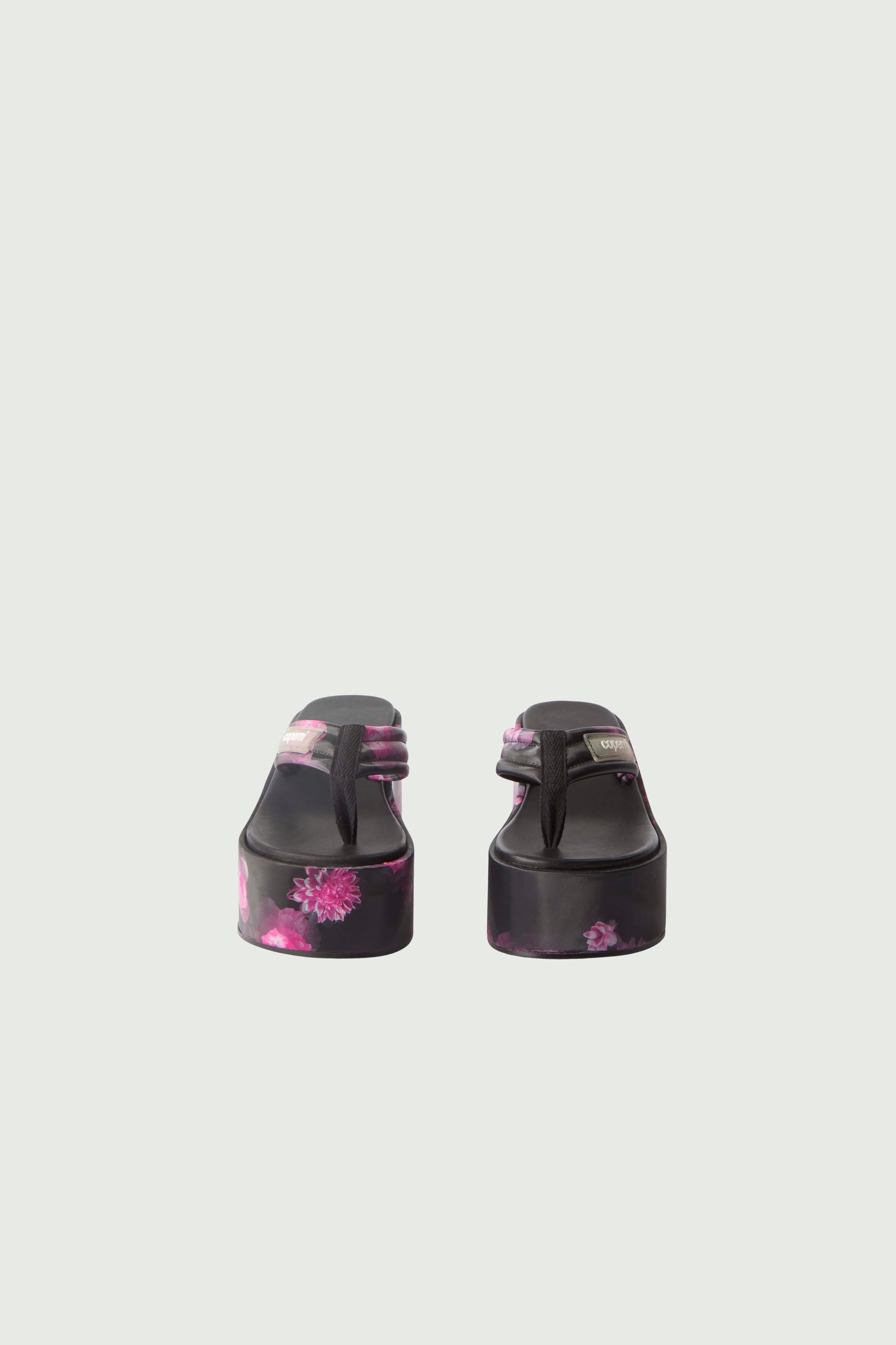 Holographic Branded Wedge Sandal - 3