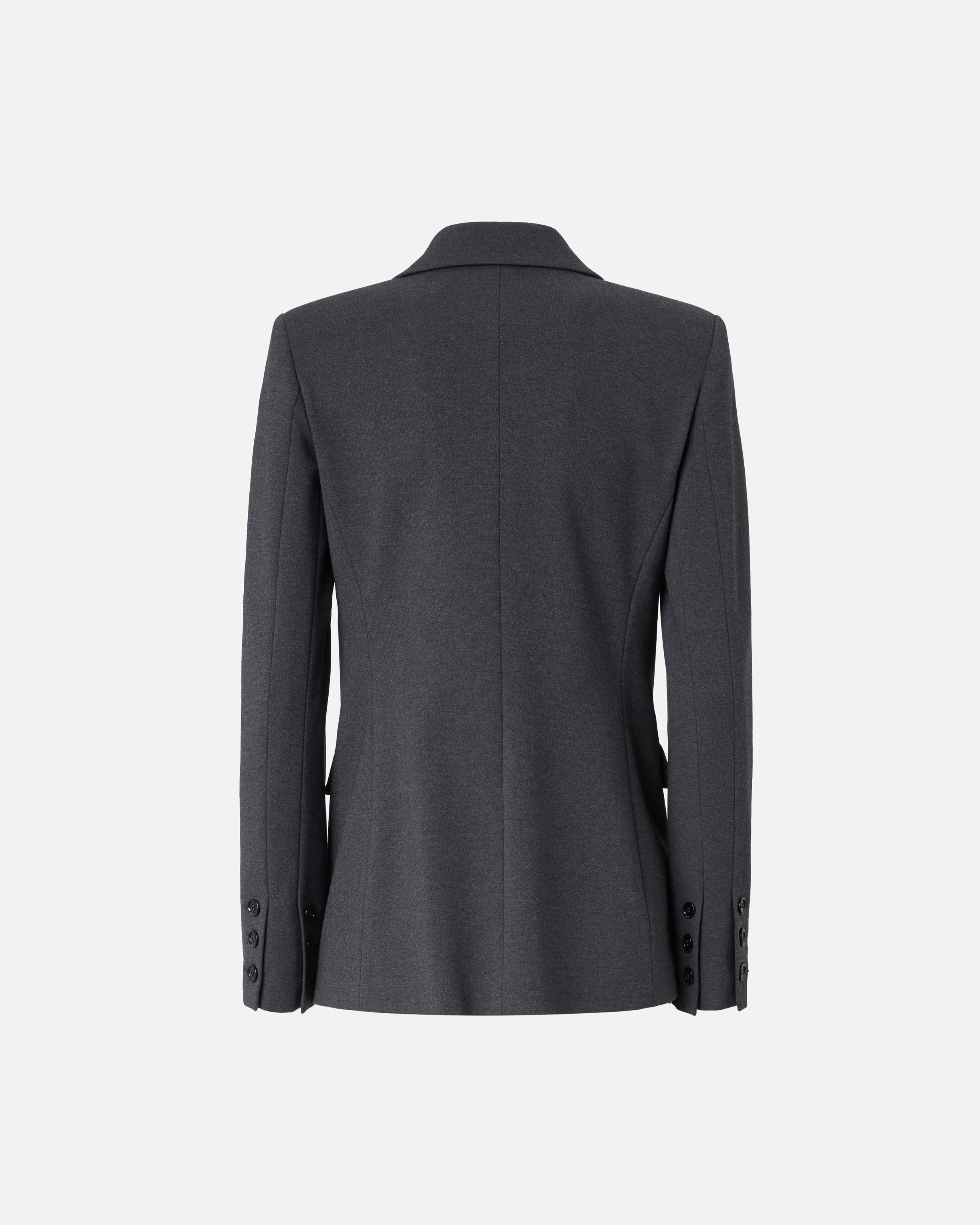 SINGLE-BREASTED BLAZER WITH STRUCTURED SHOULDERS - 6