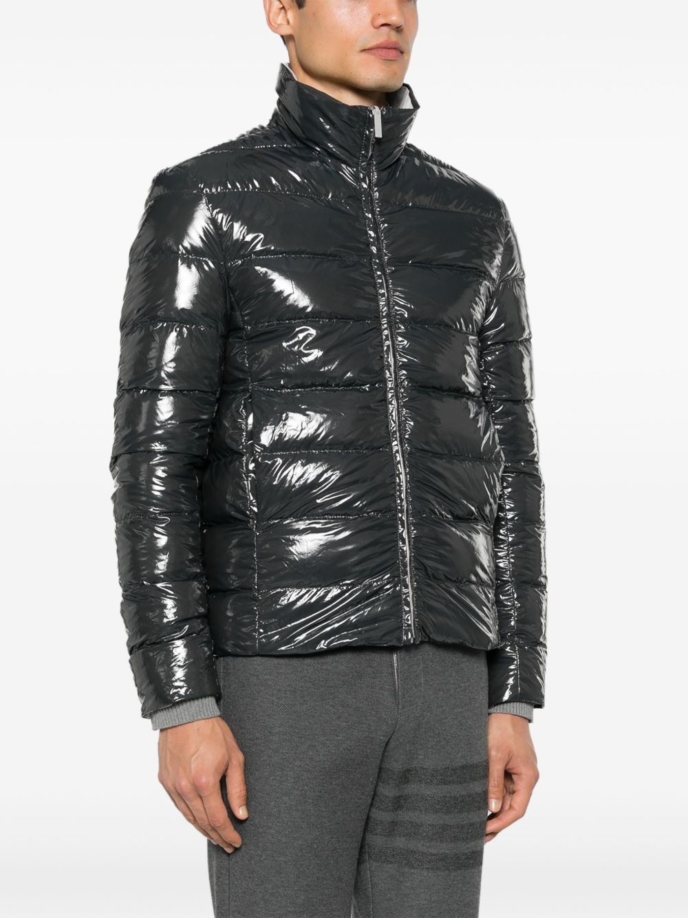 reversible zip-up puffer jacket - 3