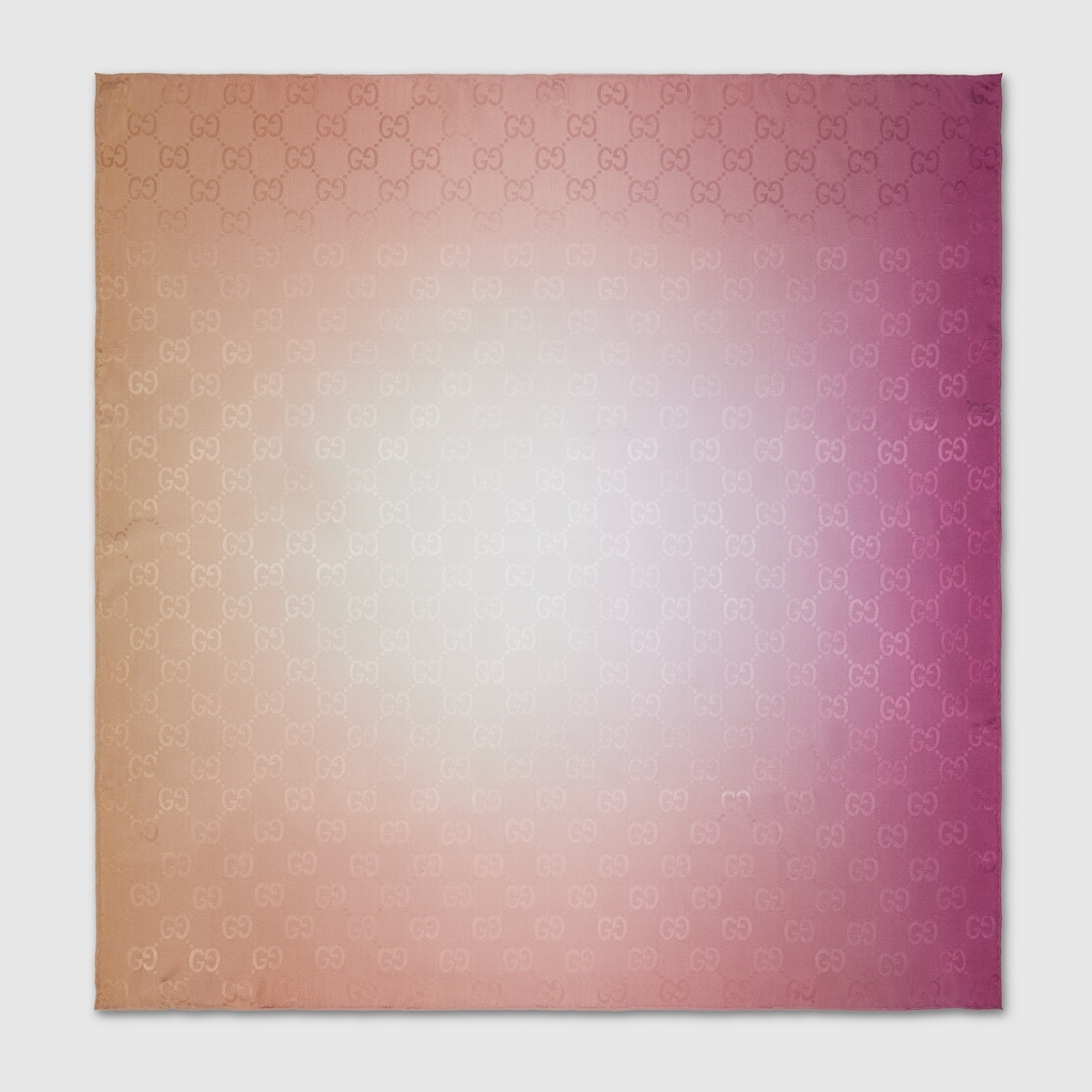 GG silk jacquard scarf - 1