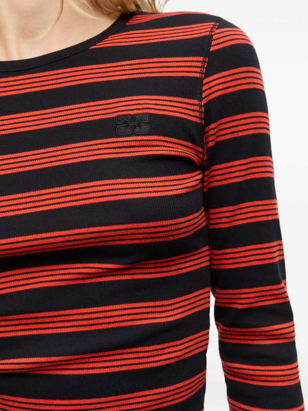 striped T-shirt - 5