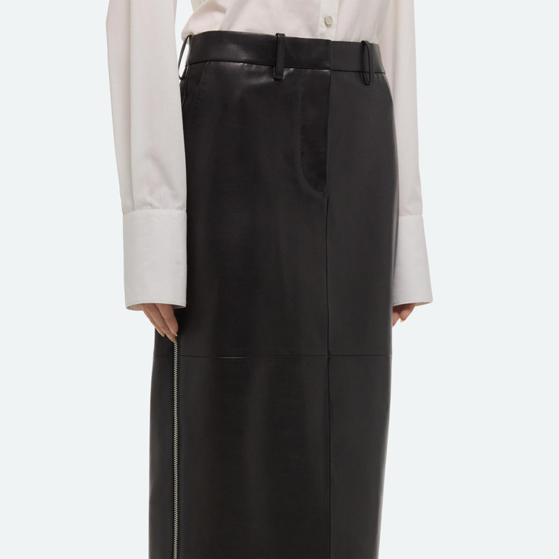 LEATHER ZIP SKIRT 7