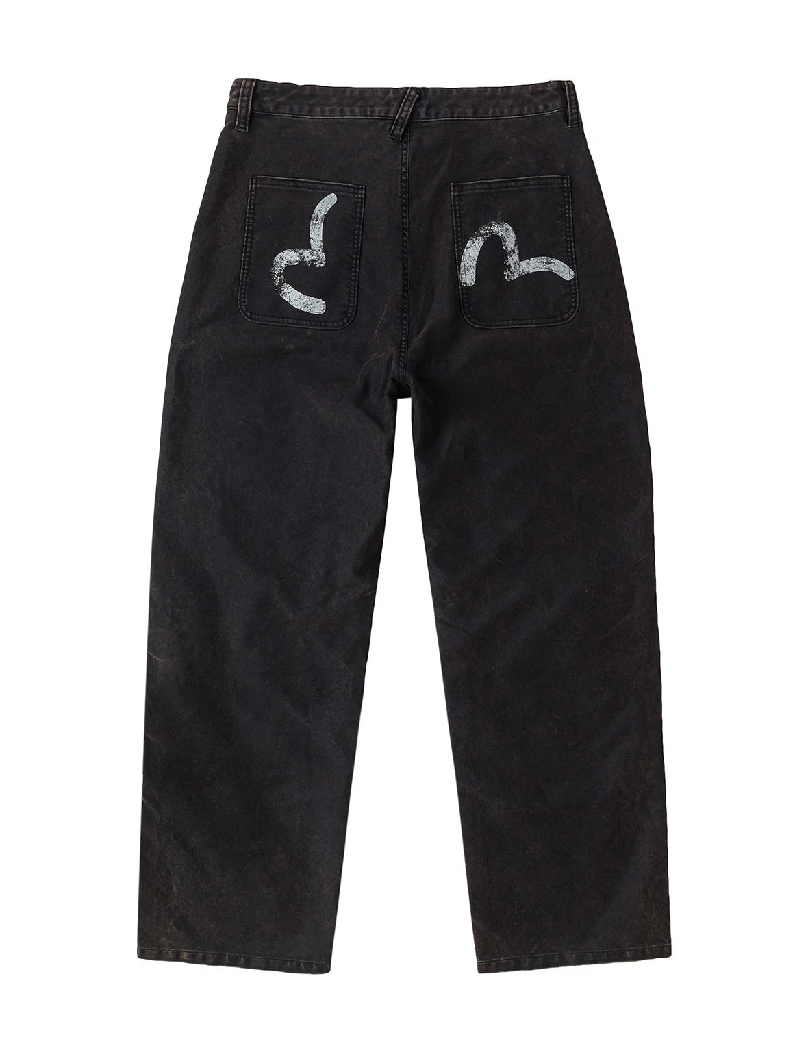 Seagull Print and Multi-Pocket Regular Fit Cargo Pants - 1
