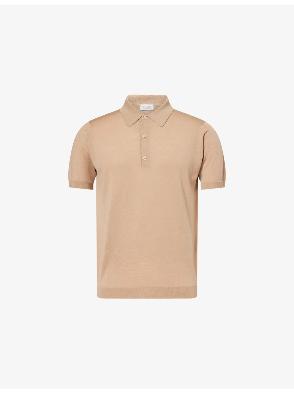 Macloud Short-Sleeve Merino-Wool Polo Jumper - 1