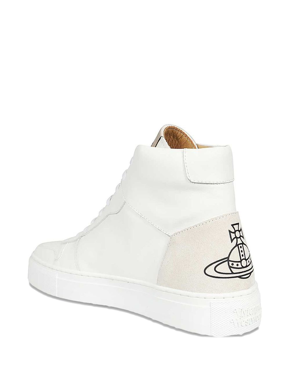 logo-print high-top sneakers - 3