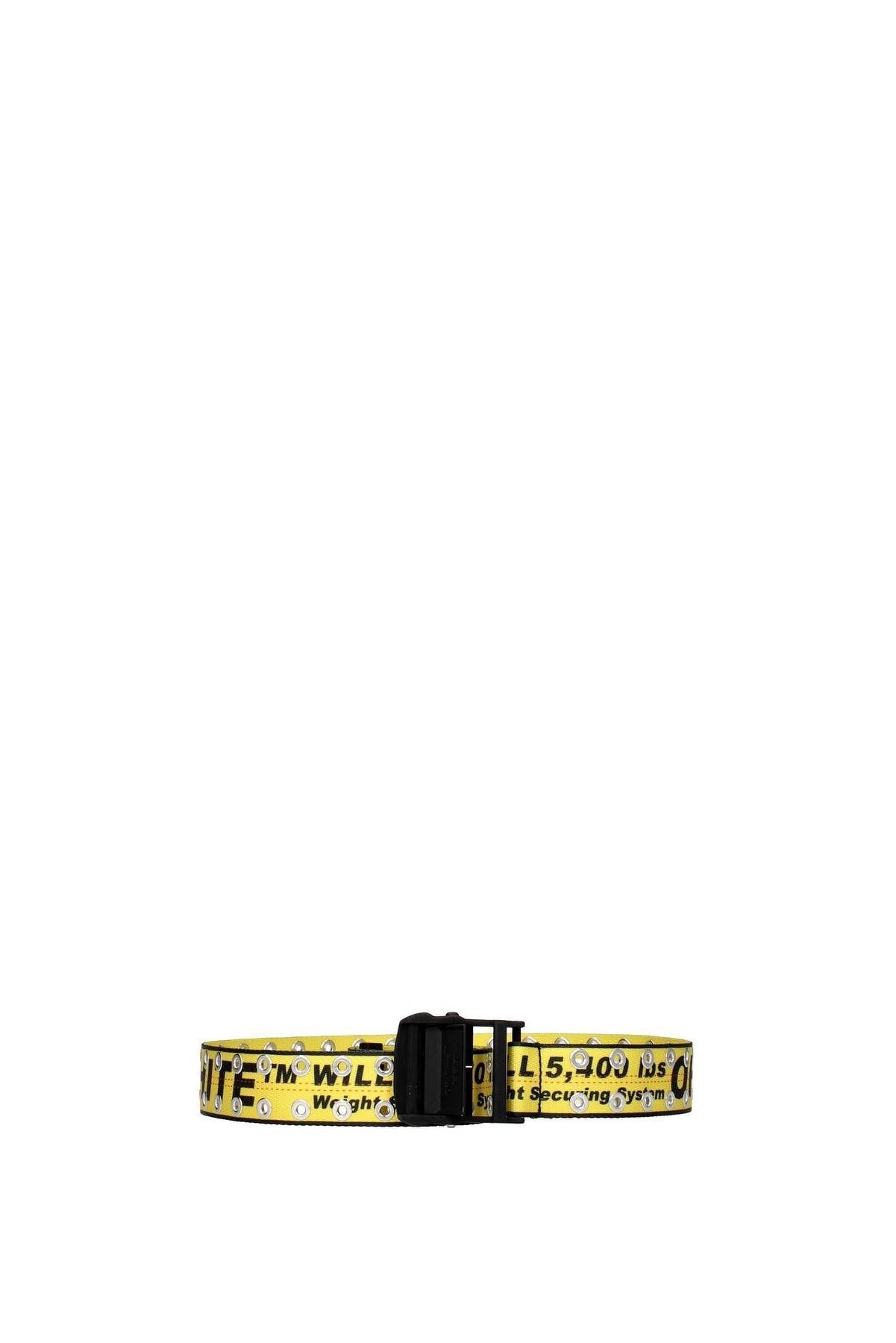 Regular belts Fabric Yellow Black - 1