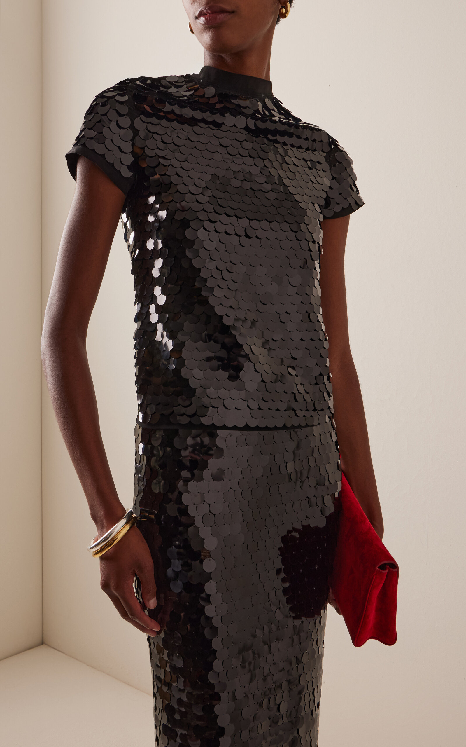 Mermaid Sequined Top black - 2