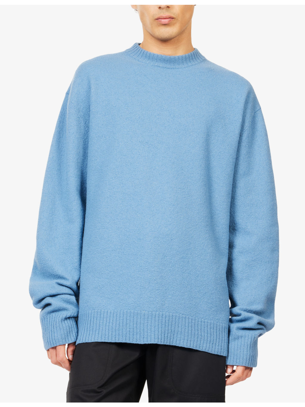 Relaxed-Fit Crewneck Wool-Knit Jumper - 3