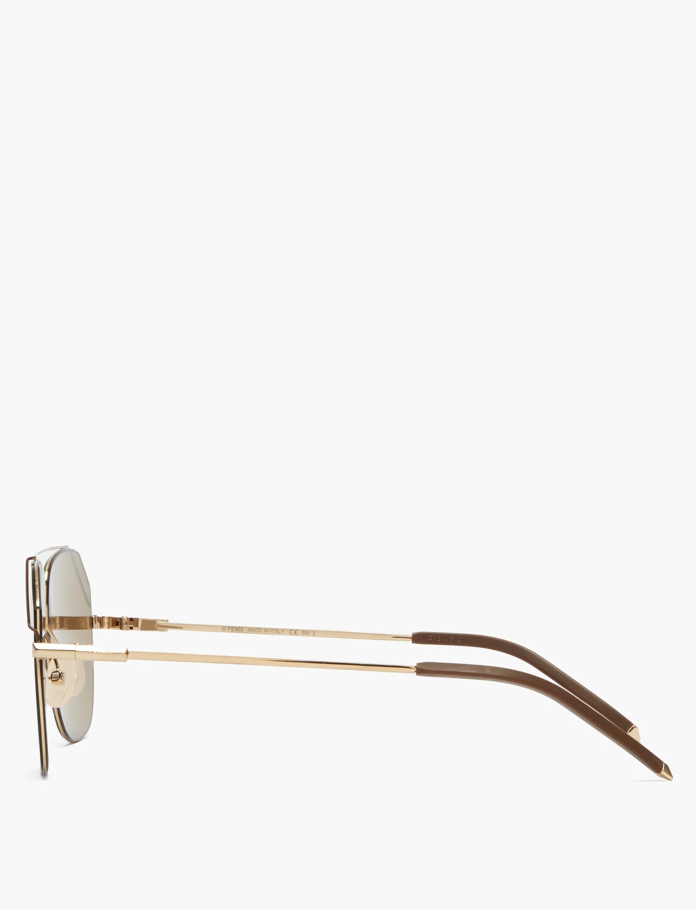 Wired top-bar aviator sunglasses - 3