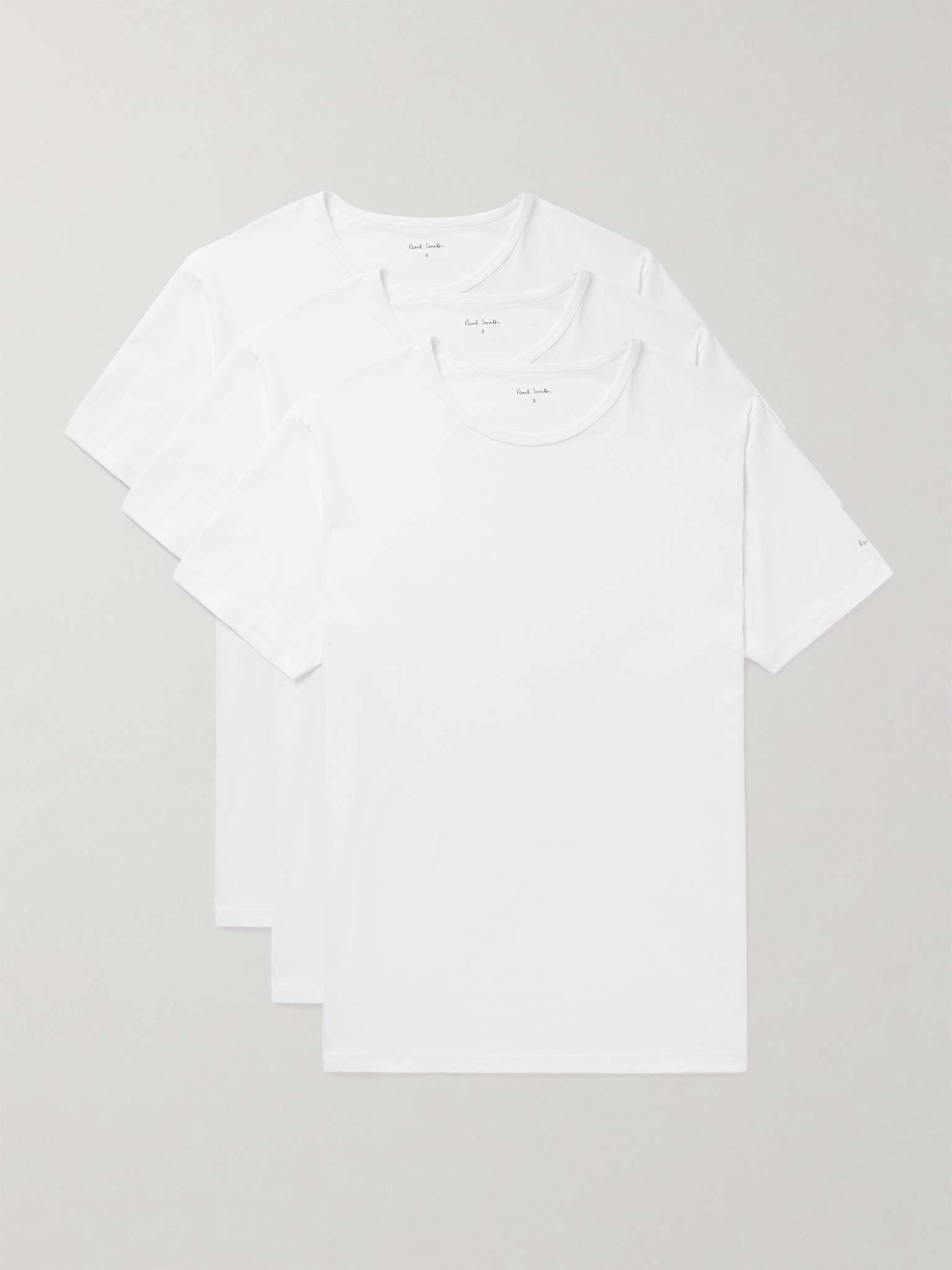 Three-Pack Cotton-Jersey T-Shirts - 1