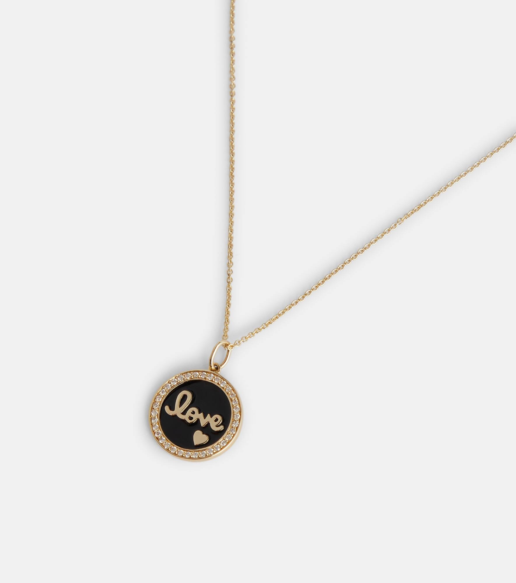 Love 14kt yellow gold charm necklace - 6