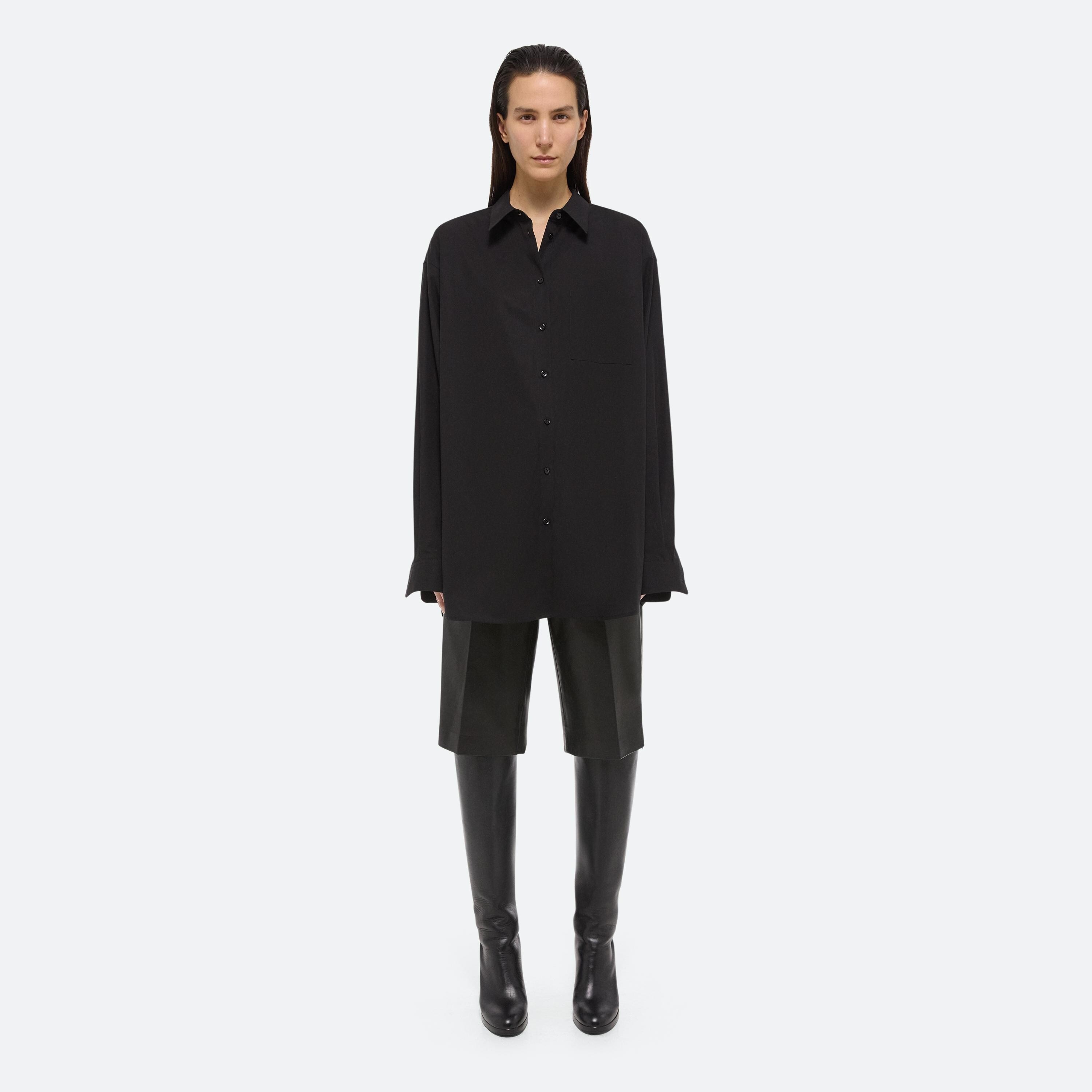 OVERSIZED SHIRT SOFT BROAD POPLIN - 5