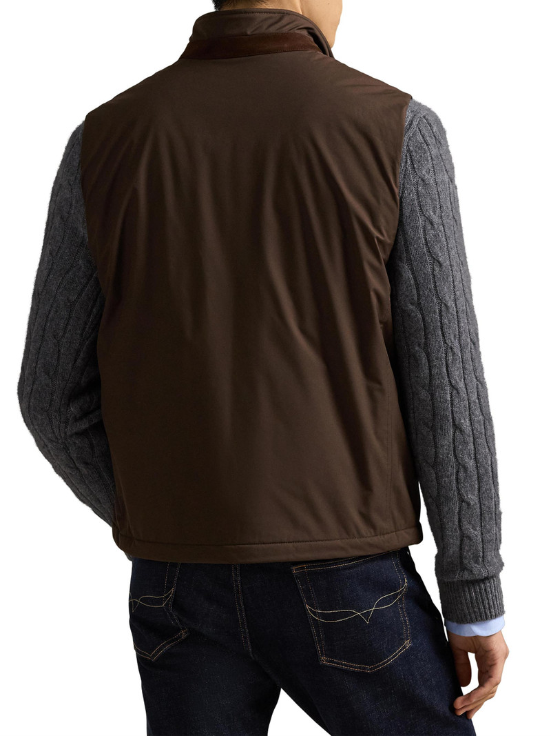Men's Performance Gabardine Vest - Dark Beech 4