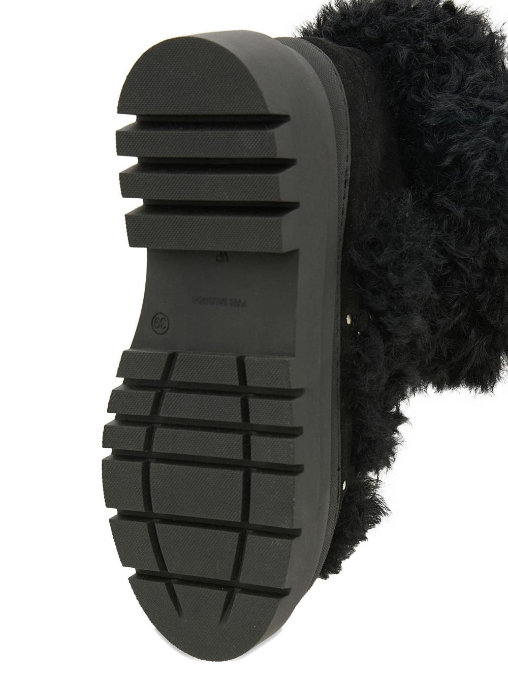 shearling platform boots - 3