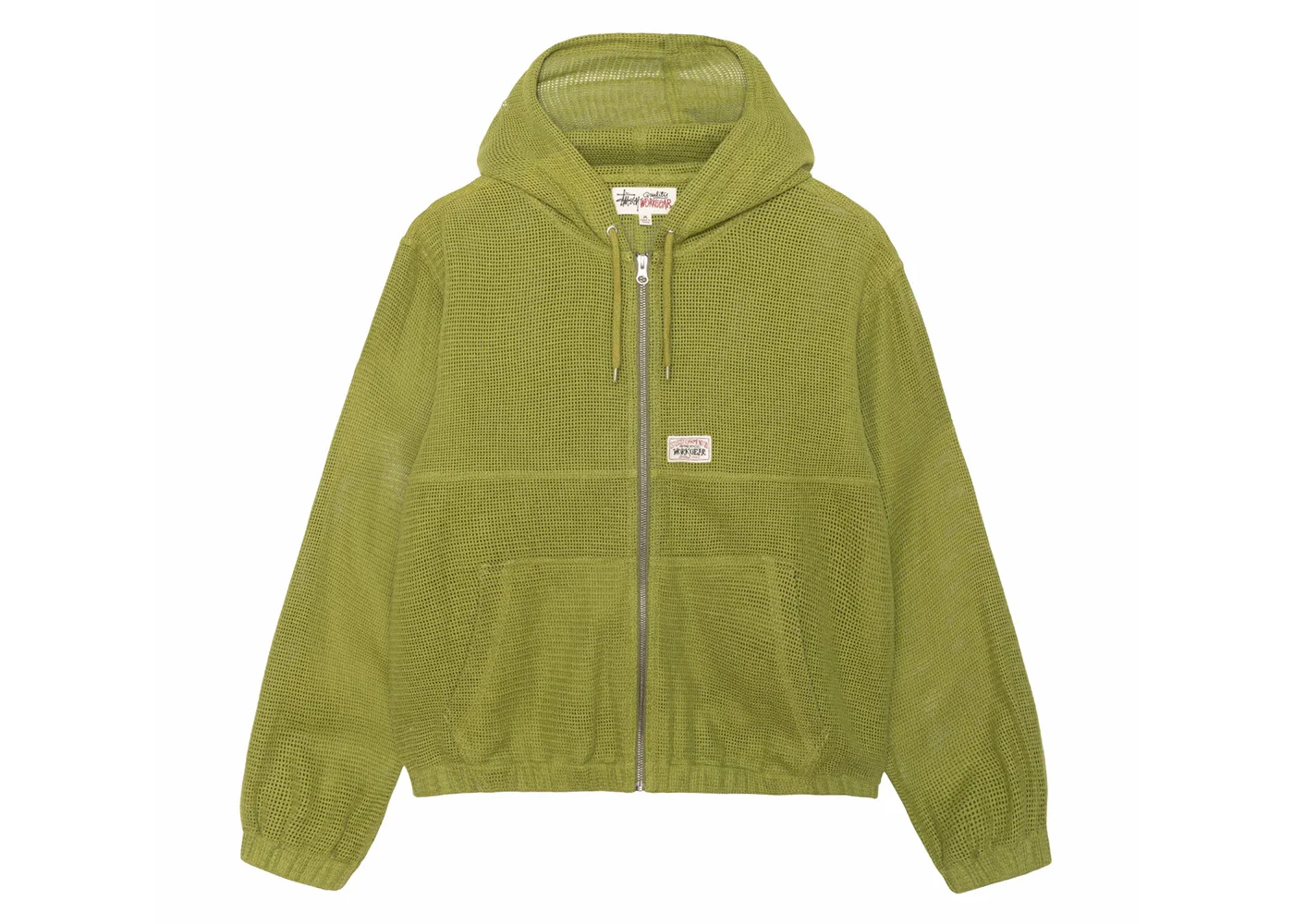 Stussy Cotton Mesh Work Jacket Green - 1