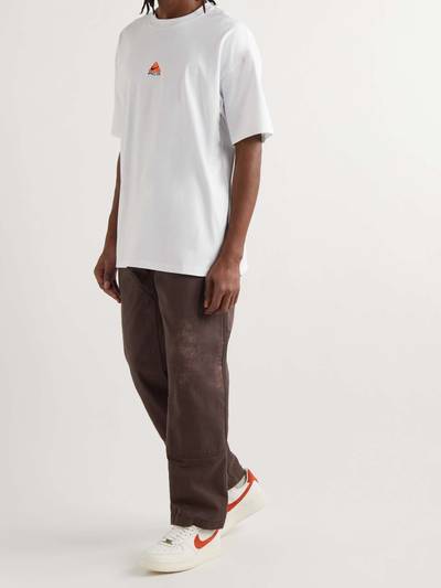 Nike NRG ACG Logo-Embroidered Jersey T-Shirt outlook