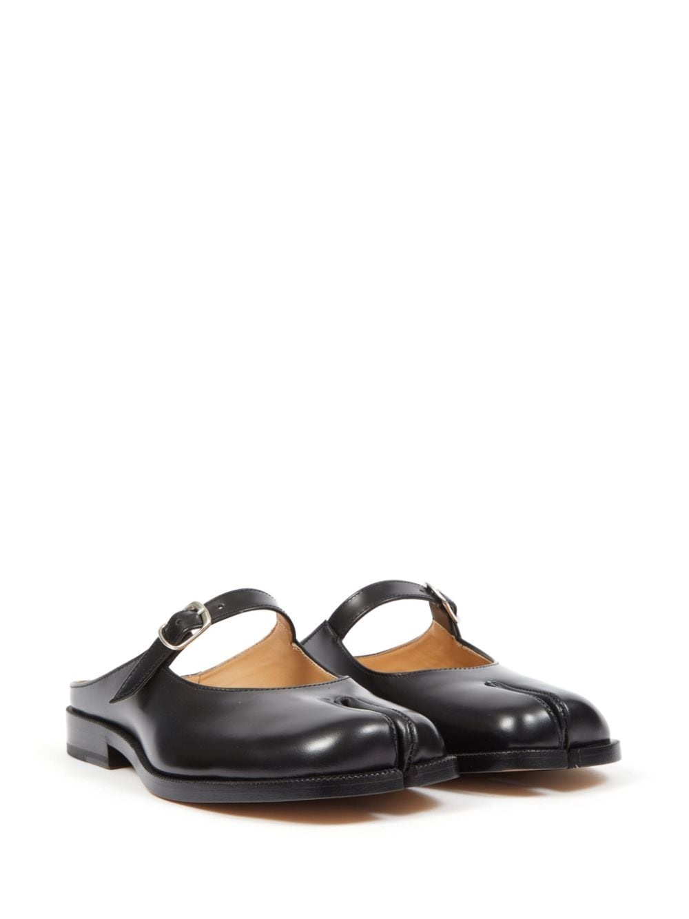 Tabi City leather mules - 2