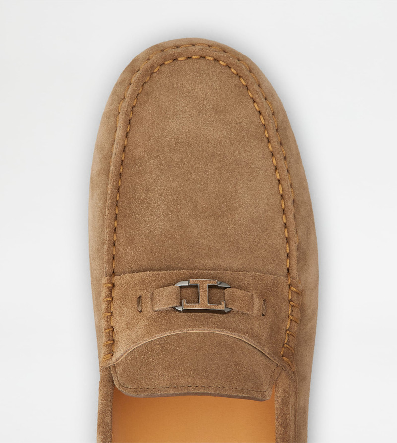 CITY GOMMINO LOAFERS IN SUEDE - BROWN 5