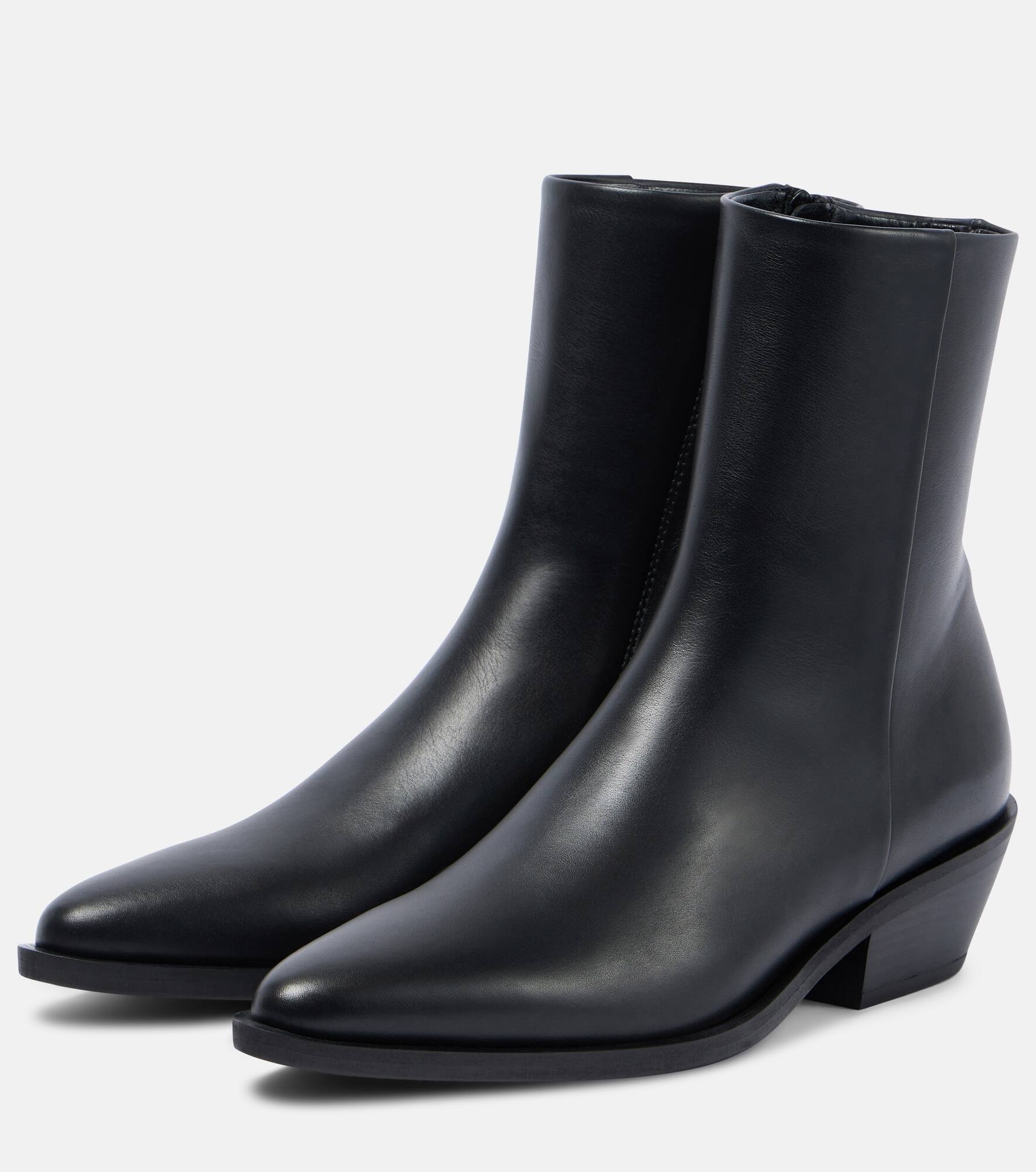 Hudson leather ankle boots - 4