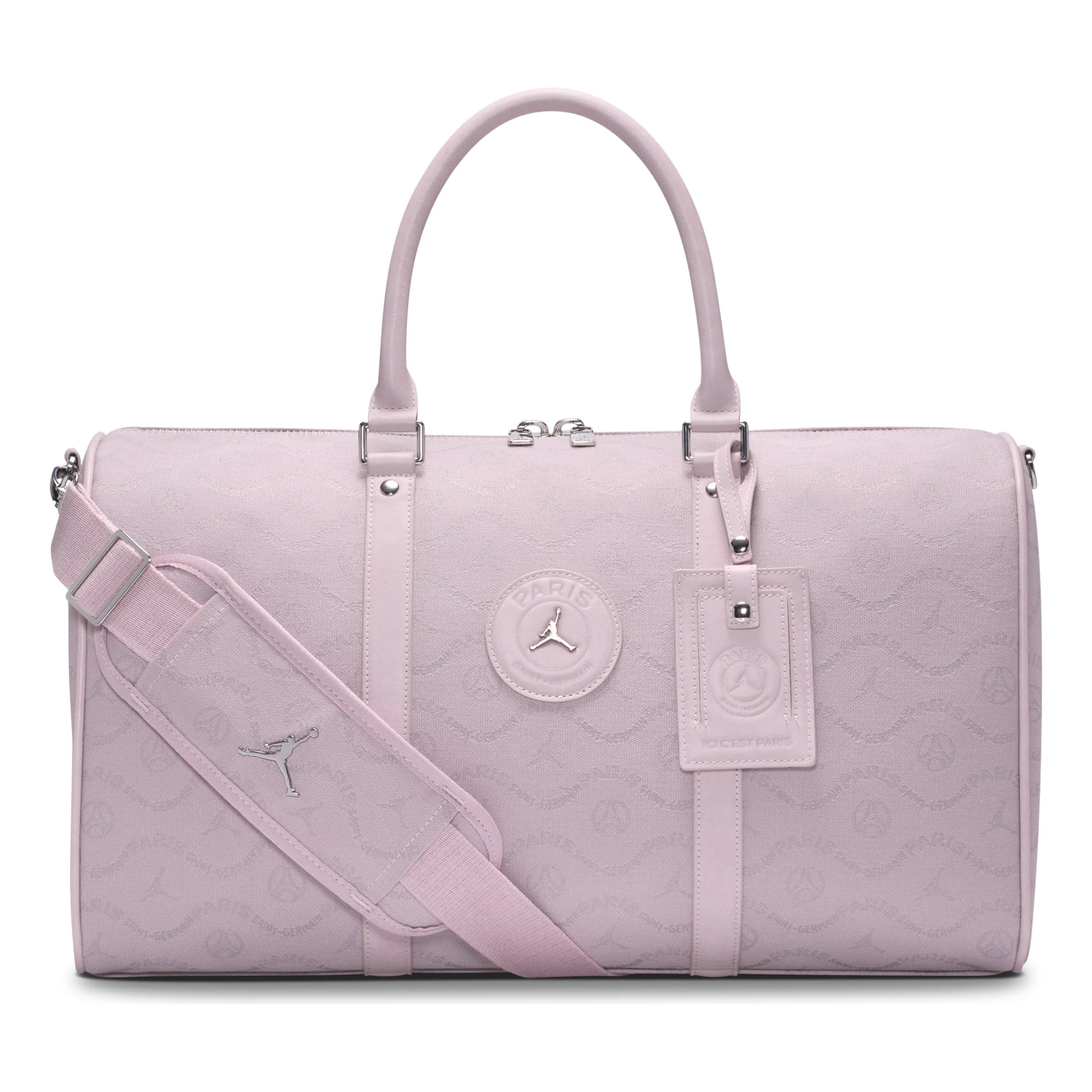 Air Jordan x Paris Saint-Germain Monogram Duffel Bag 25L 'Pink' IQ3208-627 - 1